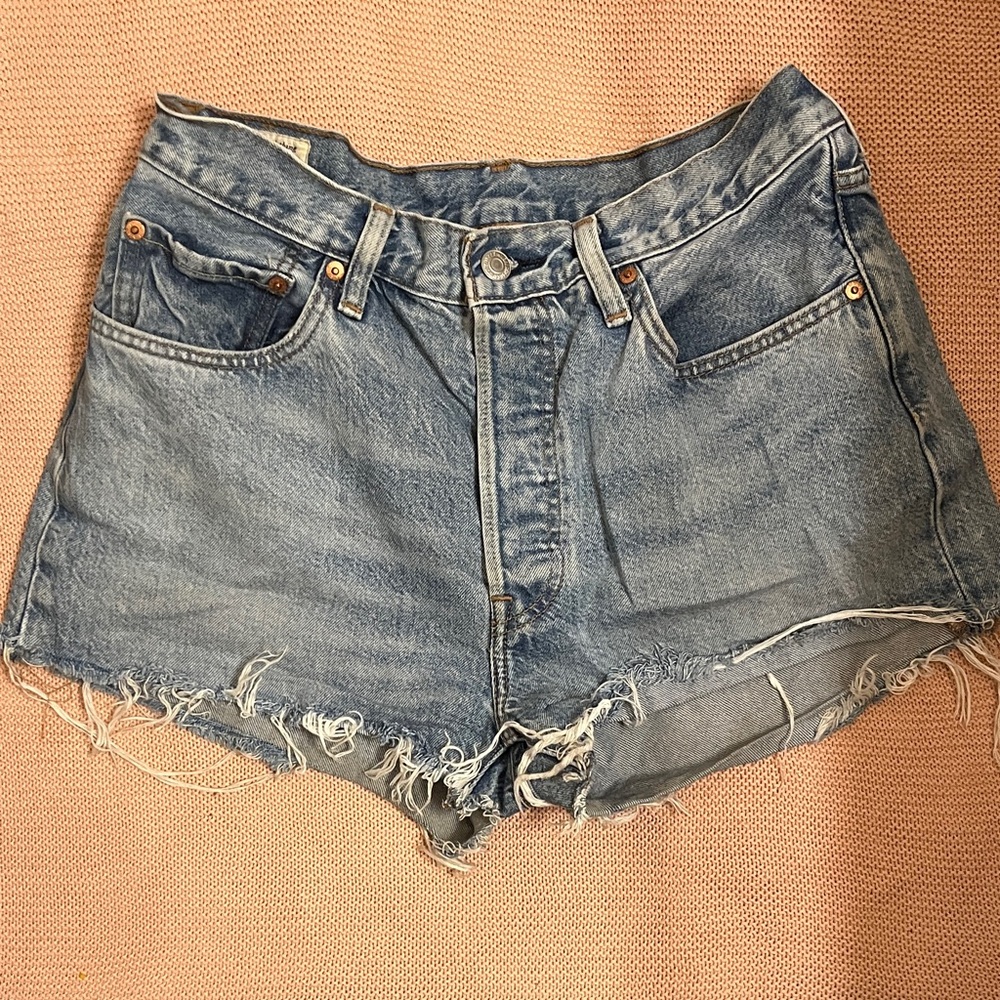 Signature by Levi Strauss Light Blue Jean Shorts